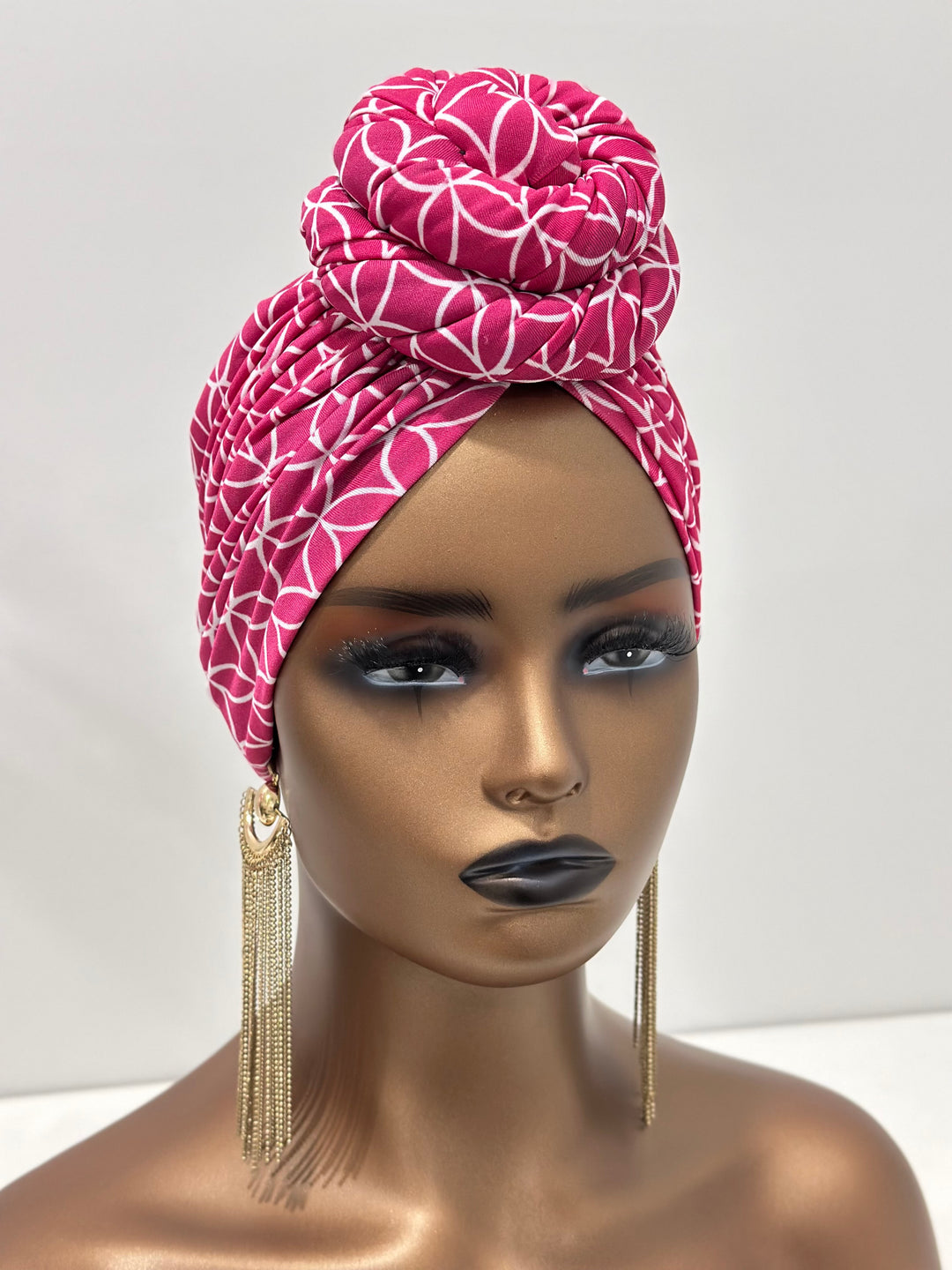 Bubblegum Pre-Tied Turban