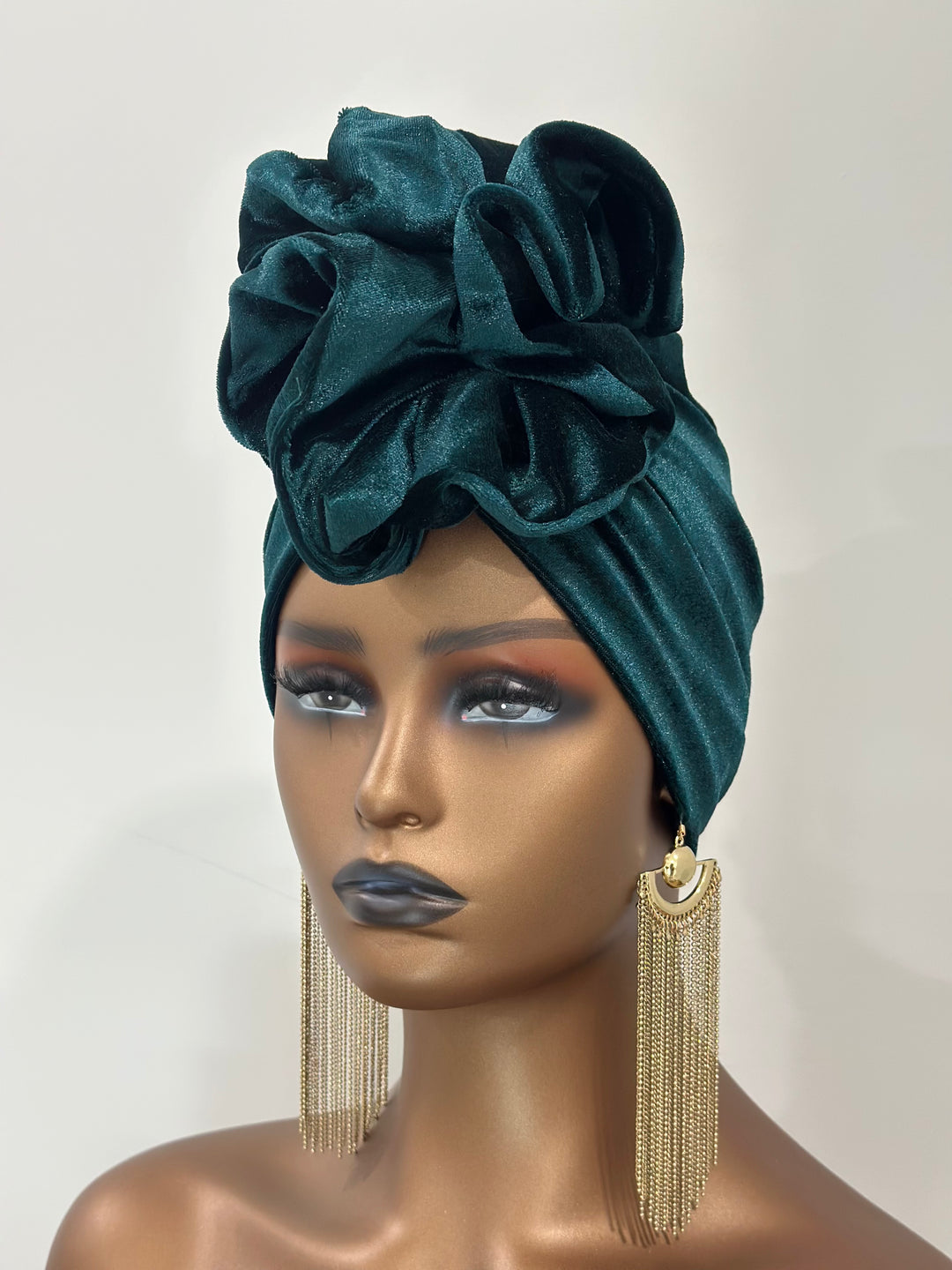 Demi Velvet Ruffle Turban