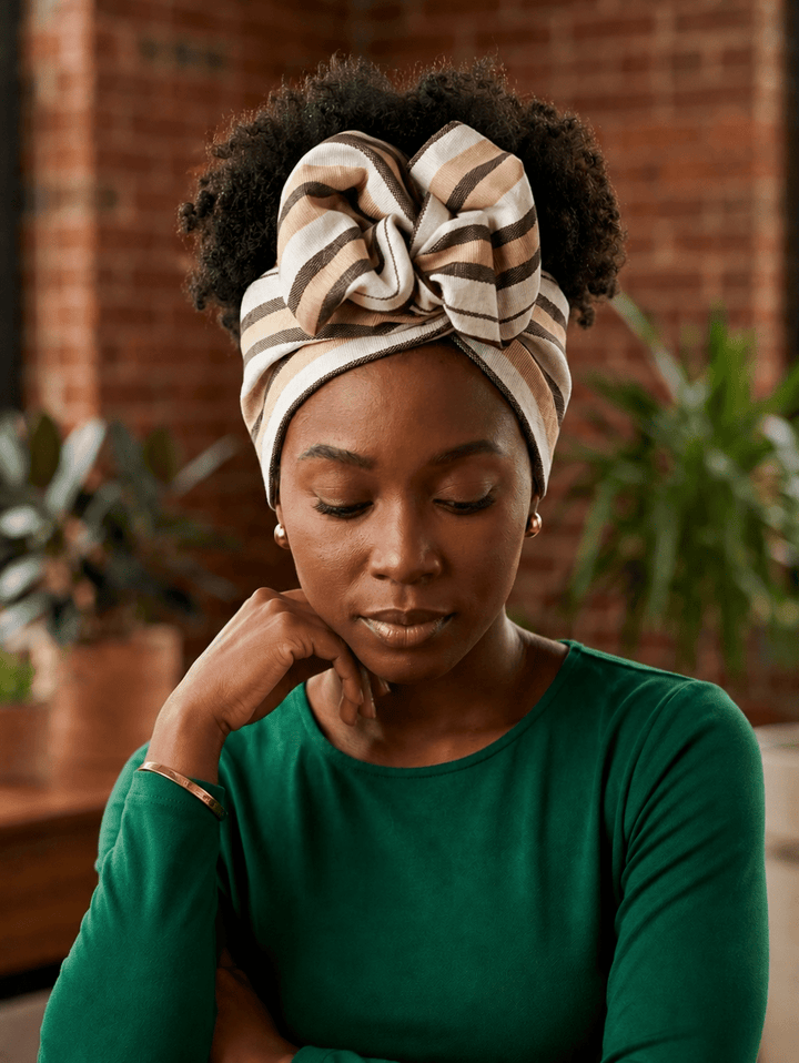 Aso-Oke Wired Headband - Mudvii