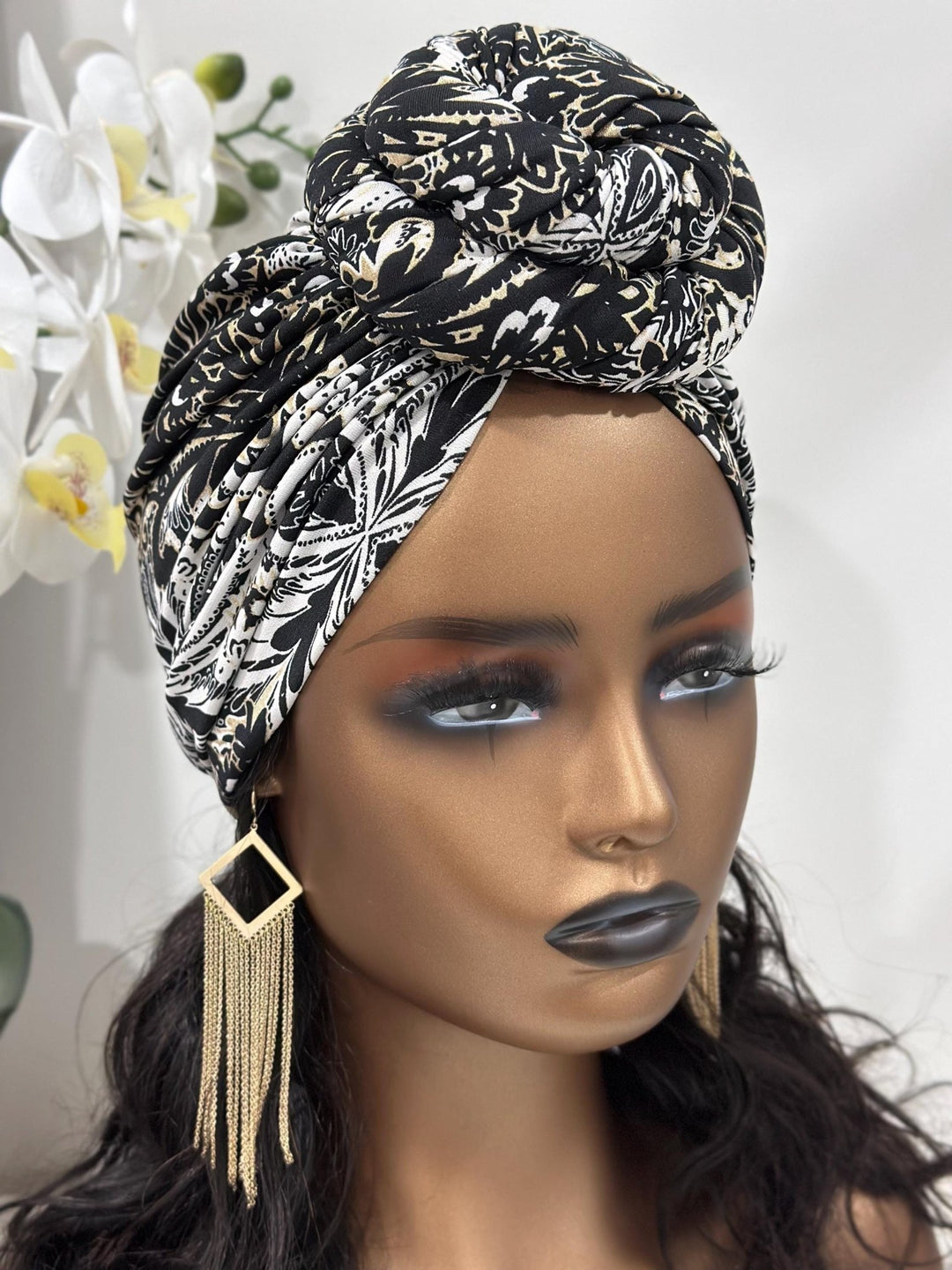 Audrey Pre - tied Turban - Mudvii