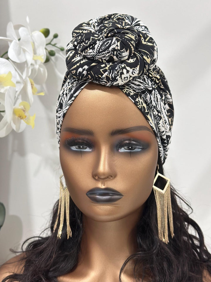 Audrey Pre - tied Turban - Mudvii