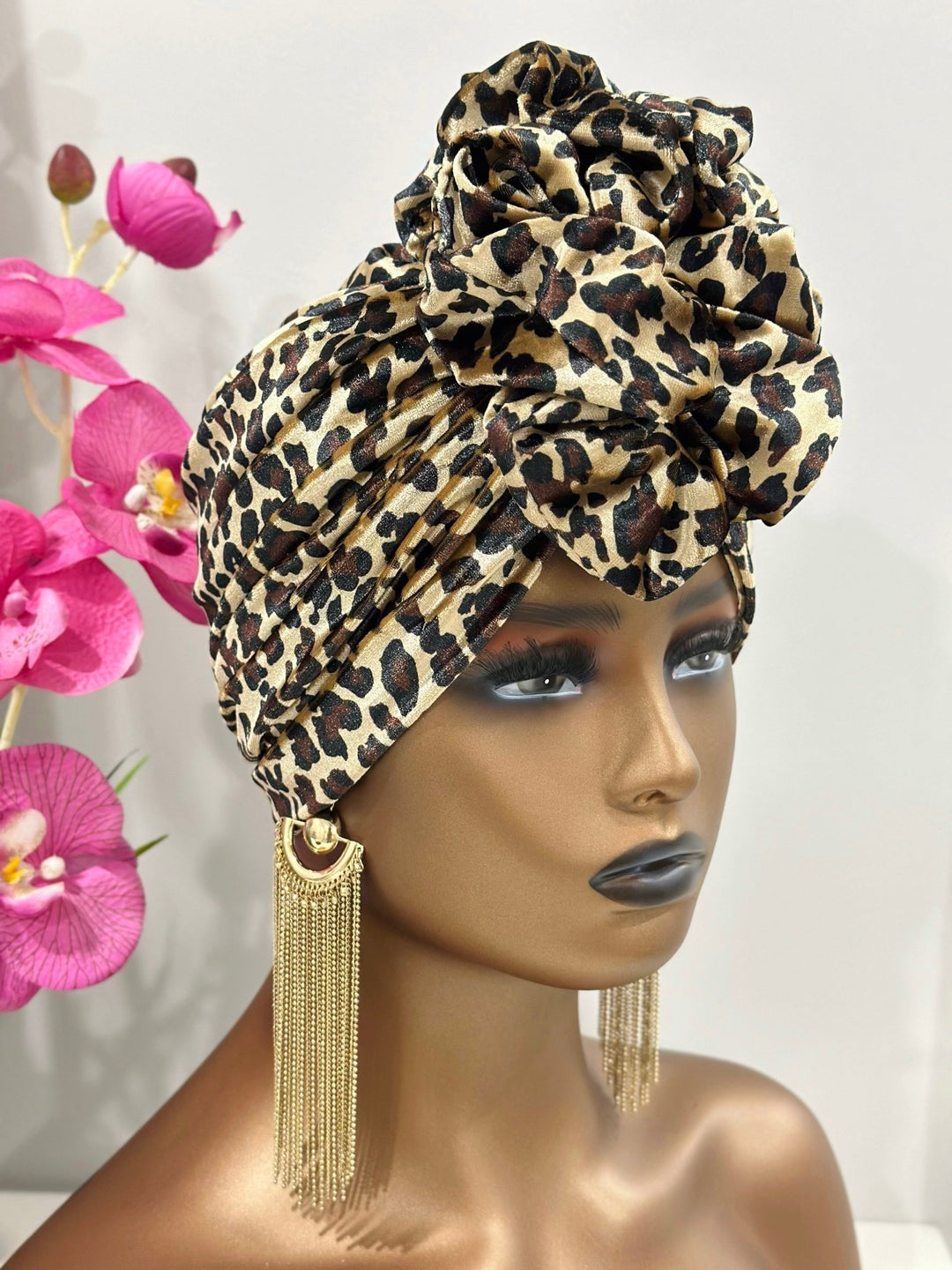 Demi Velvet Ruffle Turban - Mudvii