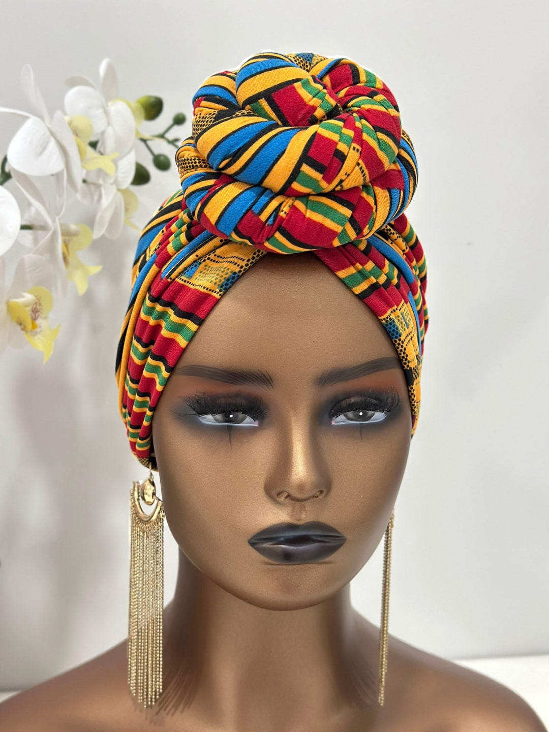 Efie Bun Pre - tied Turban - Mudvii