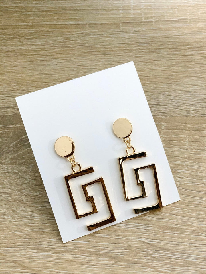 Geometric Earrings - Stylish statement earrings for women