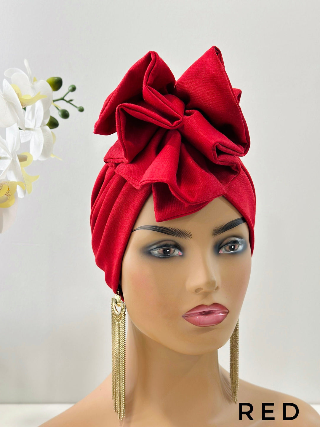 Seye Ruffle Turban Hat