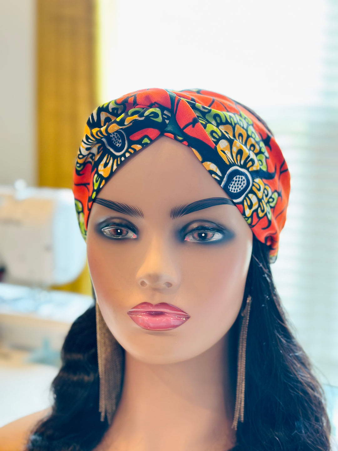 Nini African Print Satin Headband - Mudvii