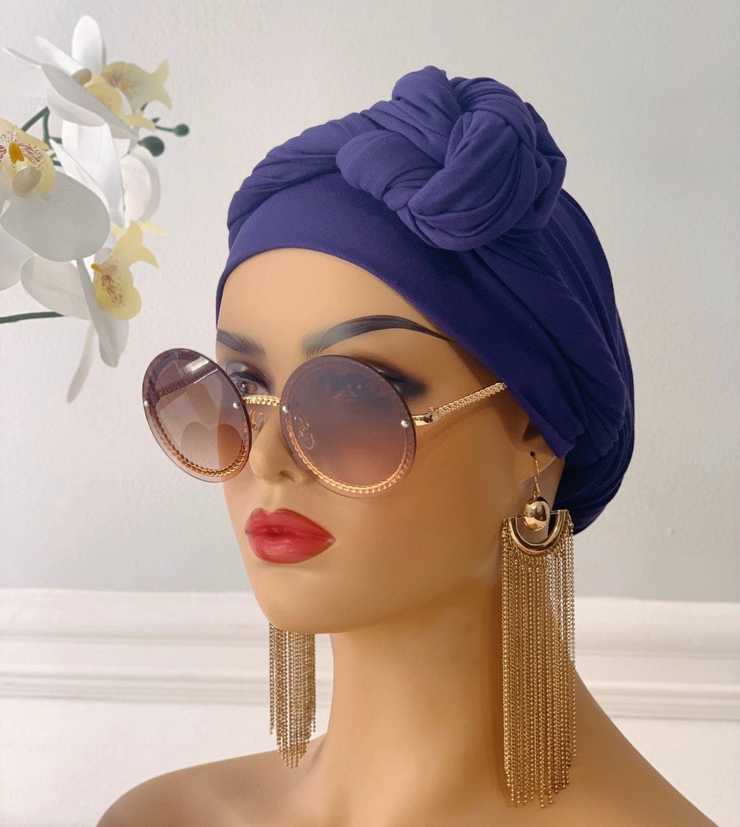 Jersey Headwrap - Fashionable cotton headwrap for women