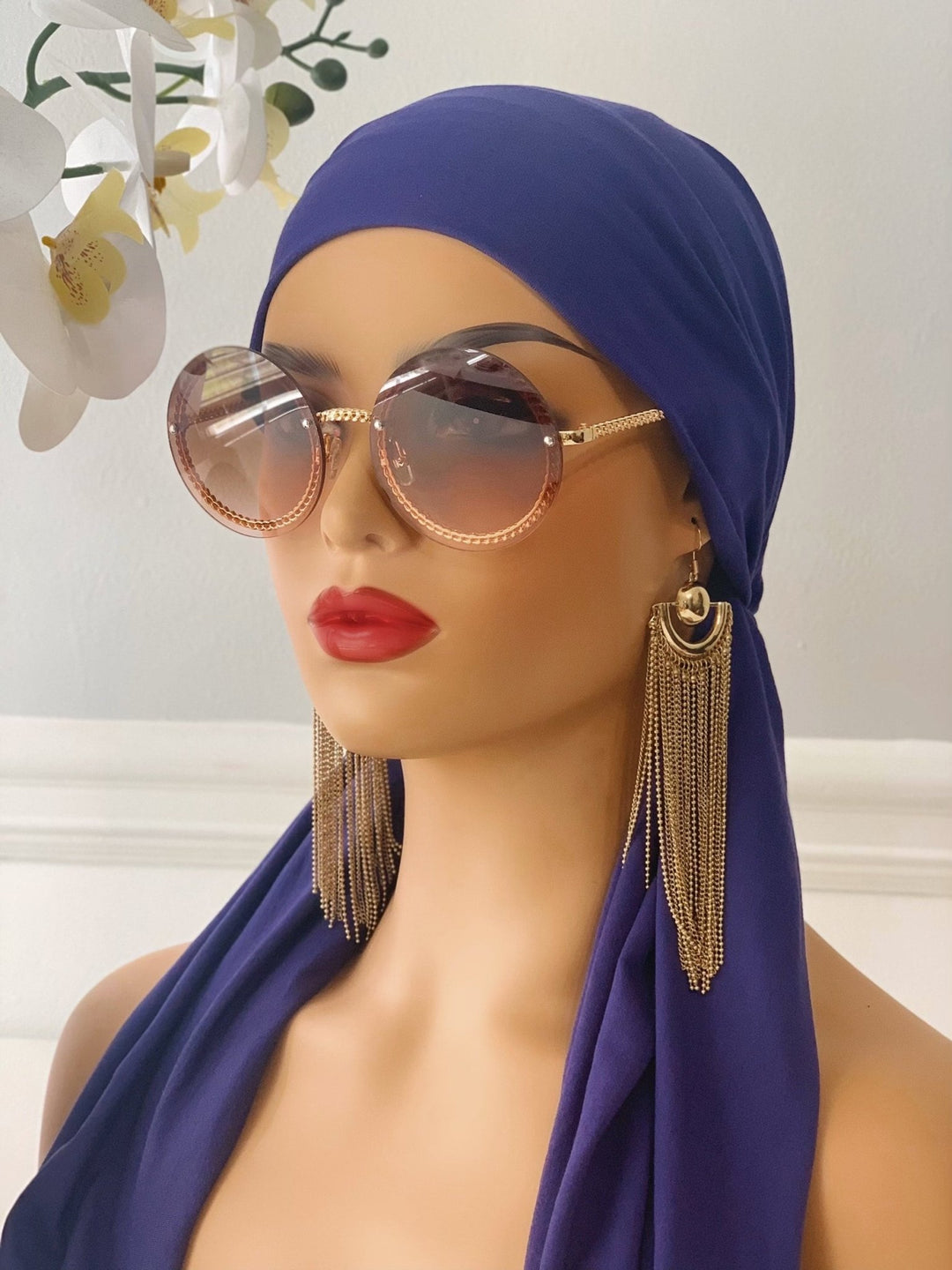 Jersey Headwrap - Fashionable cotton headwrap for women