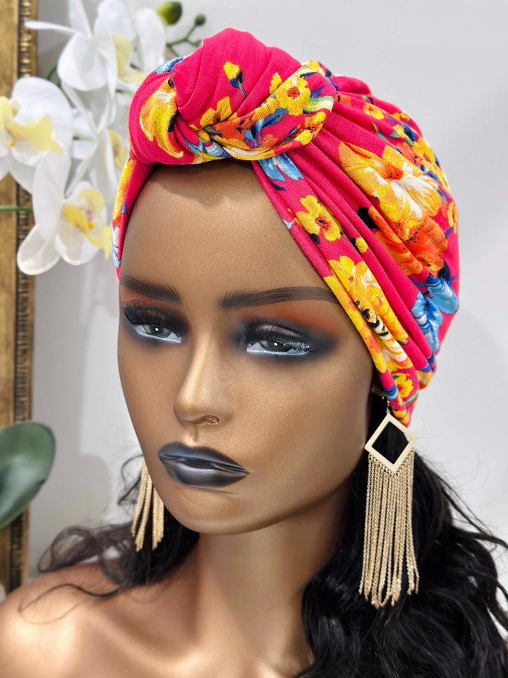 Kaia Pretied Knotted Turban - Mudvii