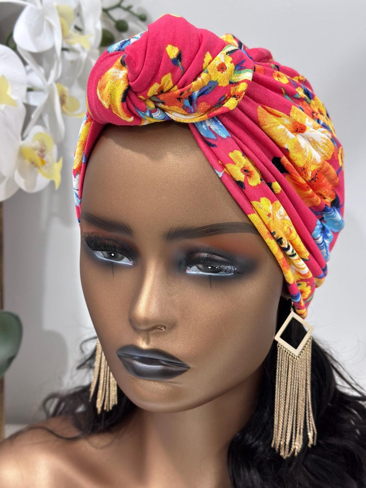 Kaia Pretied Knotted Turban - Mudvii