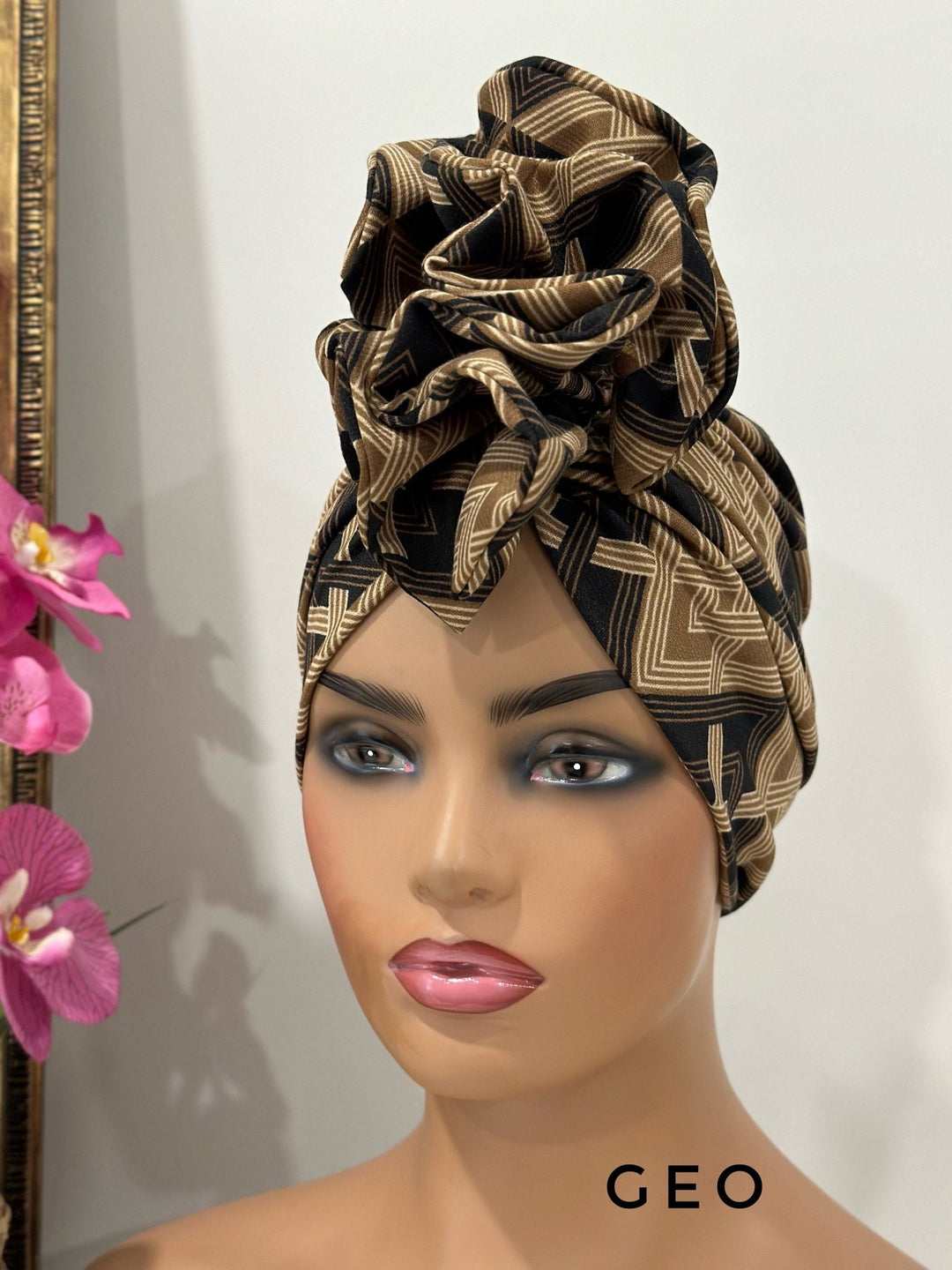 Seye Ruffle Turban Hat - Mudvii