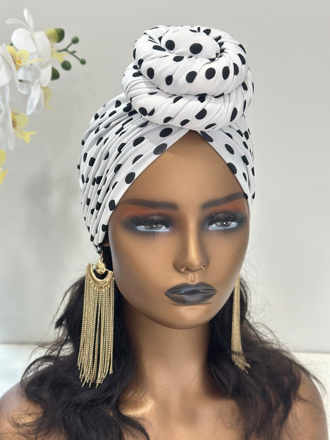Sienna Bun Pre - tied Turban - Mudvii