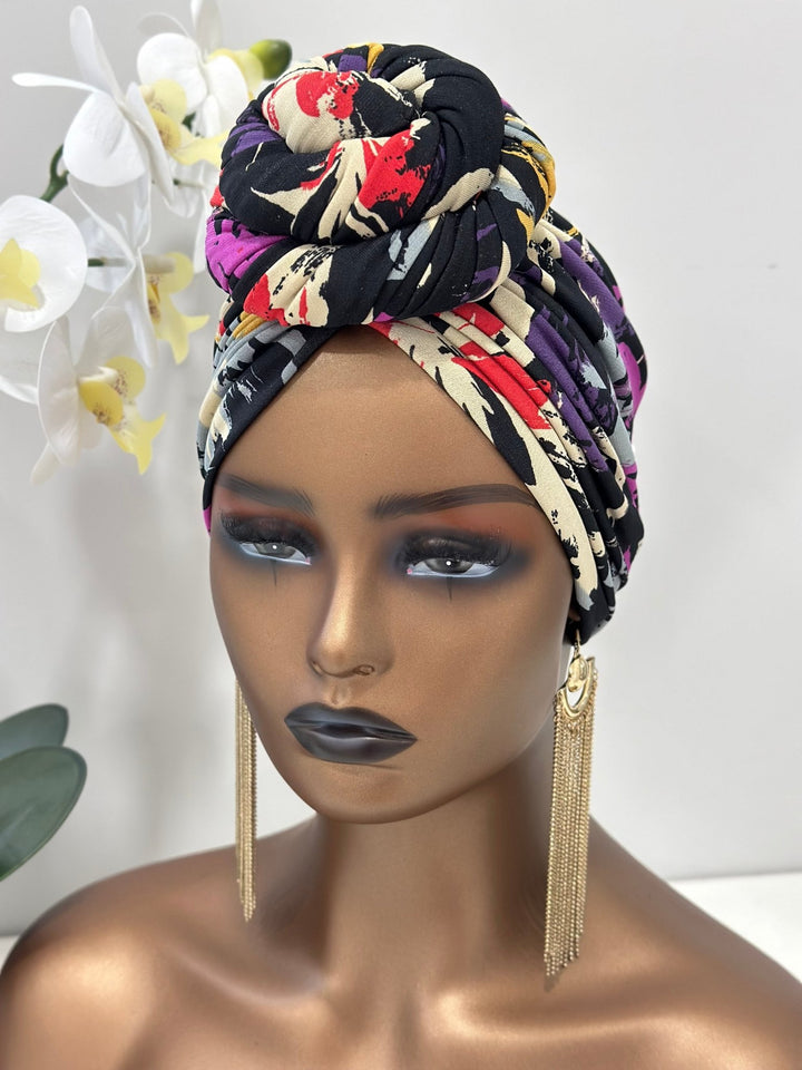Tia Pre - tied Turban - Mudvii