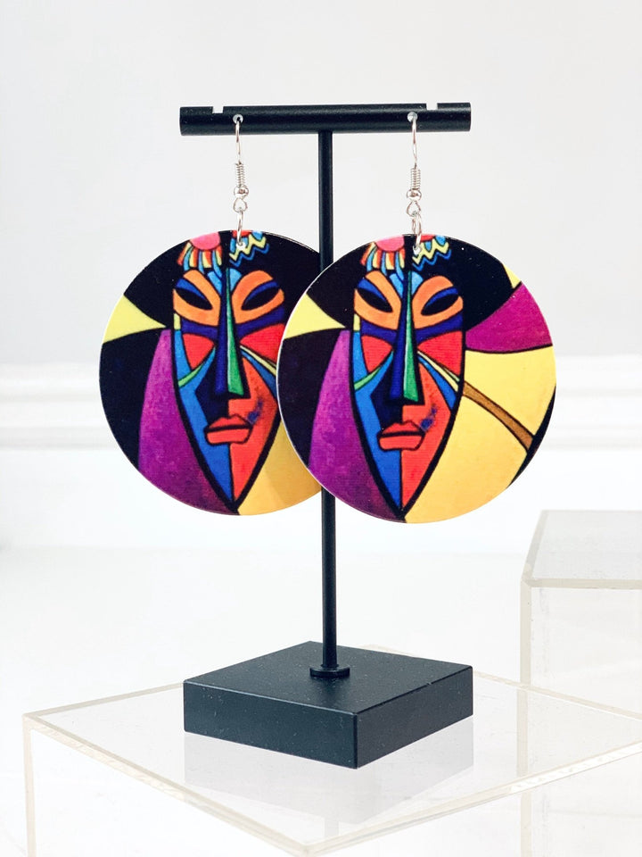 Tribal Wooden Earrings - Stylish African earrings