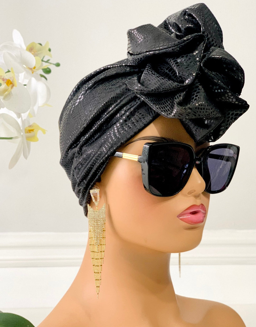 Ani Ruffle Turban - Pre-Tied Fashion for Women