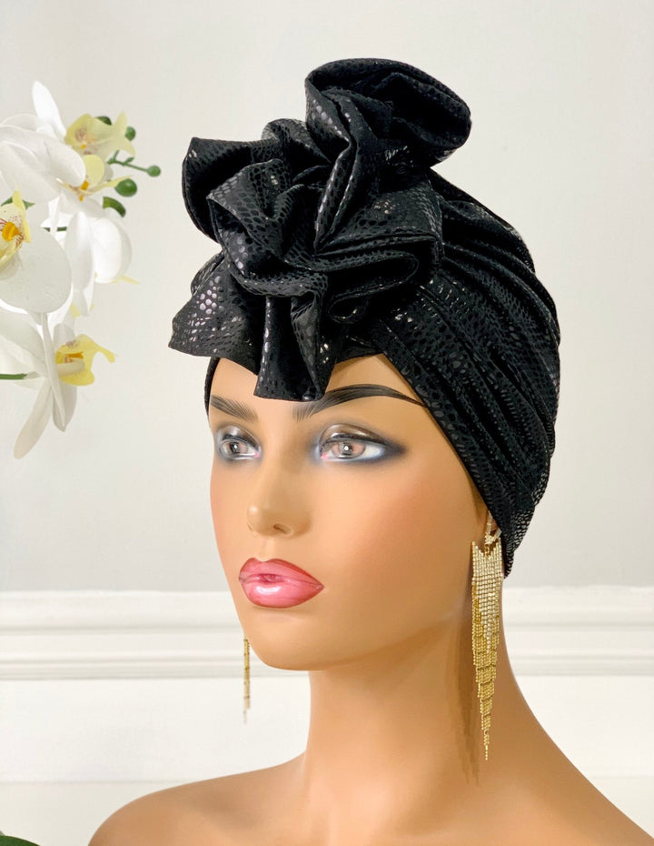 Ani Ruffle Turban - Pre-Tied Fashion for Women