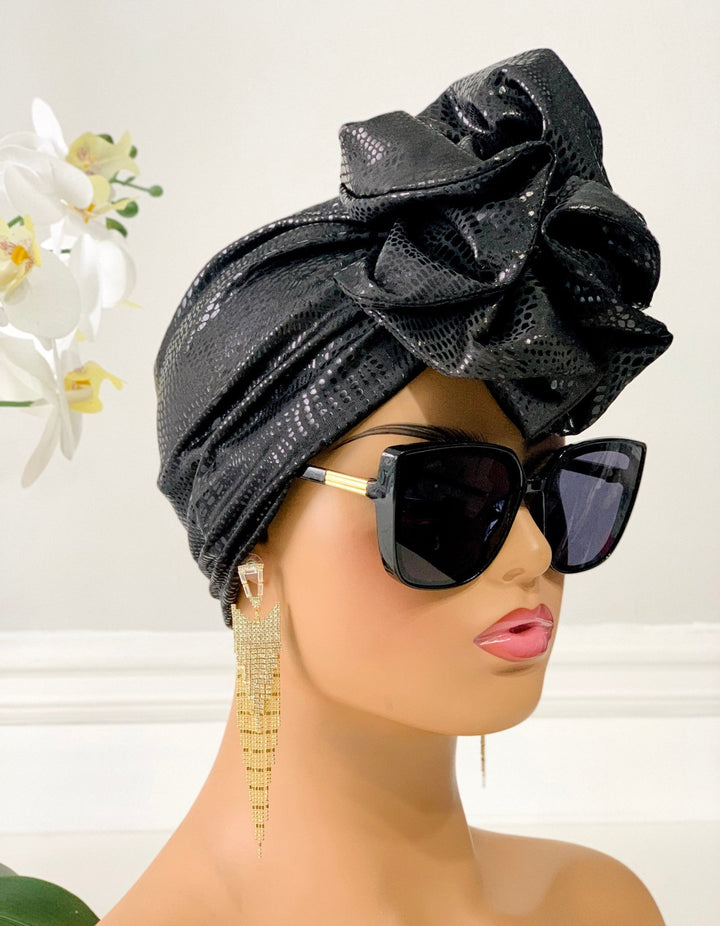 Ani Ruffle Turban - Pre-Tied Fashion for Women