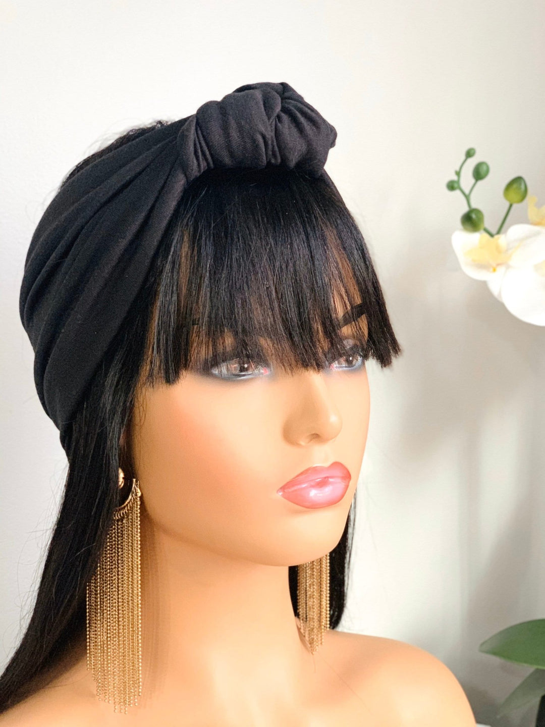 Anino Knotted Wide Headband - Comfortable black accessory