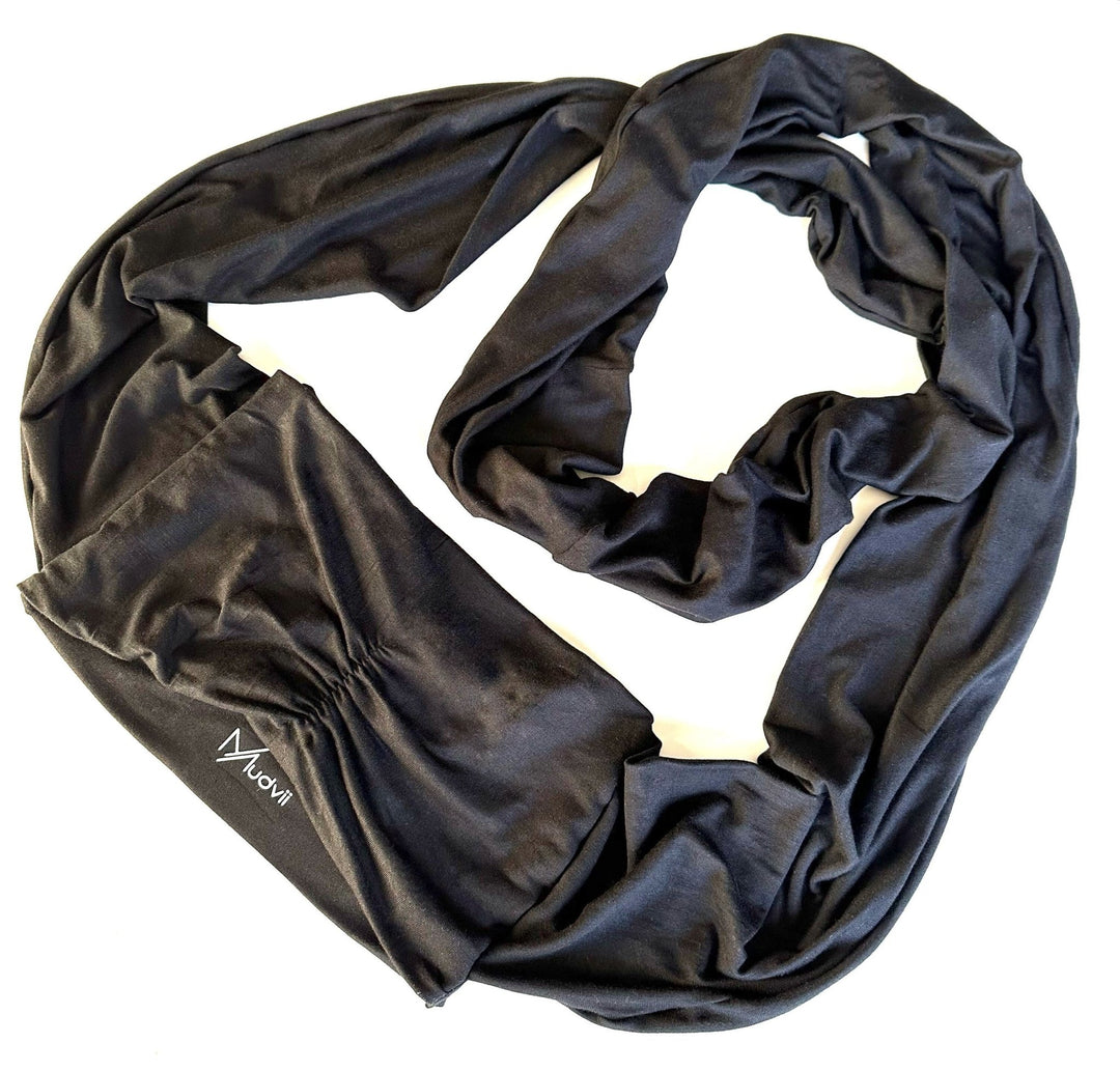 Black Turban Headband - Mudvii