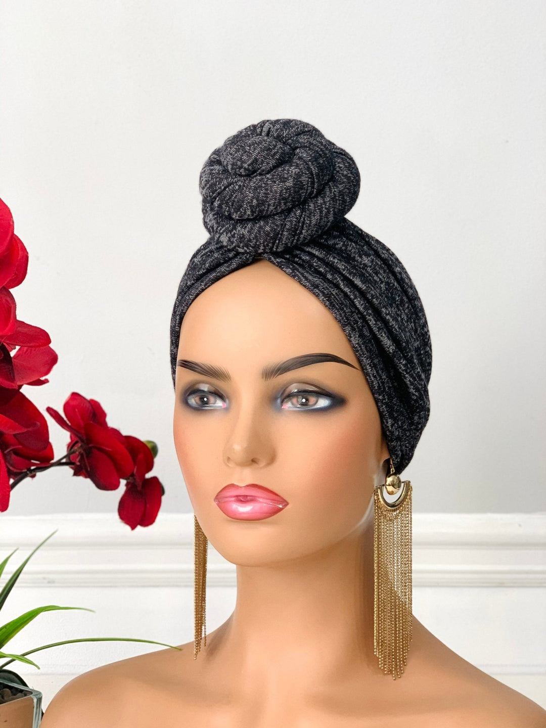 Dumi Pre-Tied Turban - Handmade turban for women