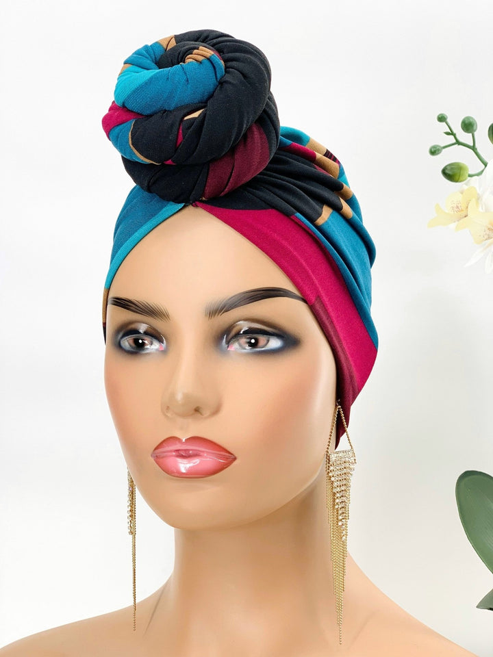 Dunni Pre-Tied Turban - Stylish women's headwrap