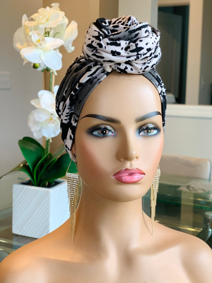 Jibola Pretied Turban - Handmade head wrap for women