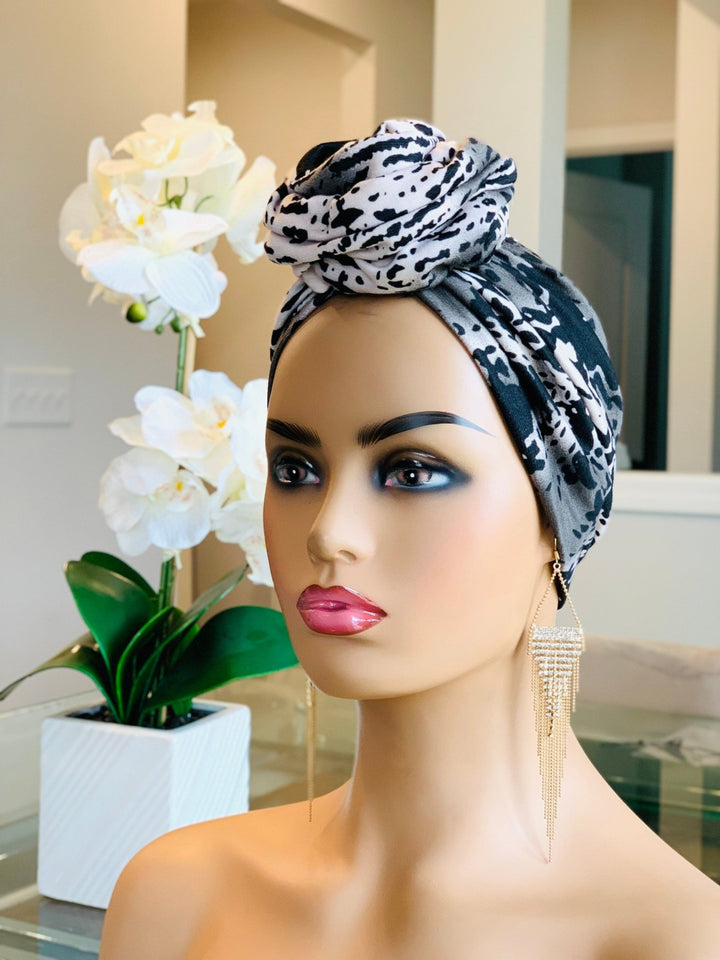 Jibola Pretied Turban - Handmade head wrap for women