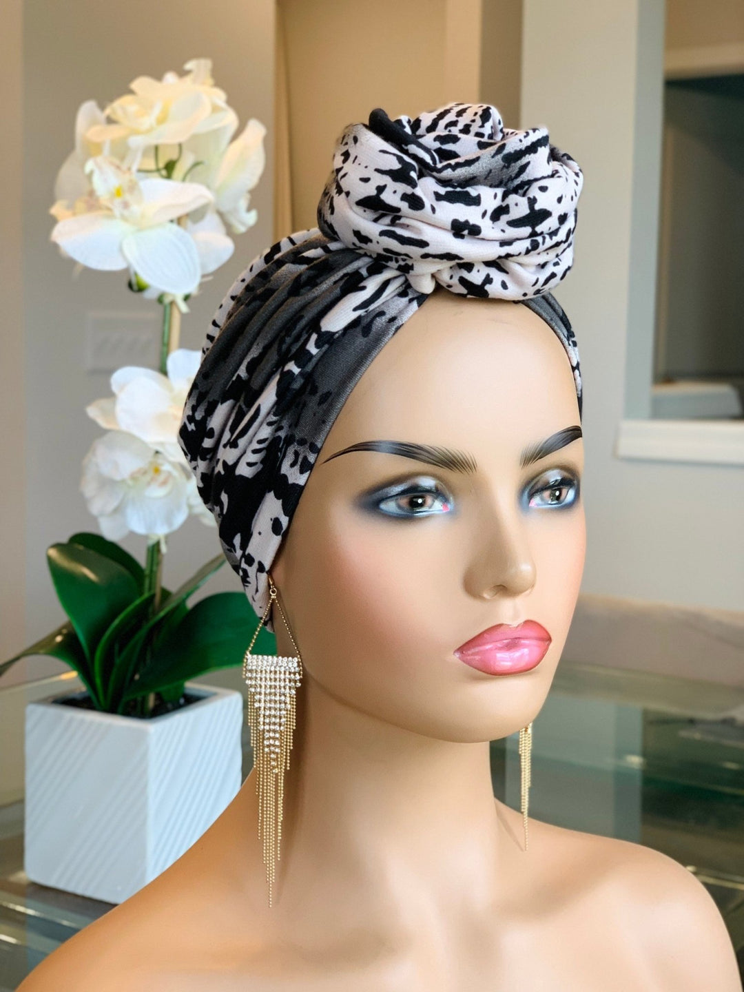 Jibola Pretied Turban - Handmade head wrap for women