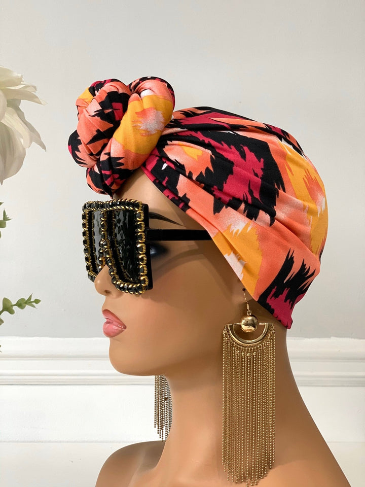 Kylie Pre-Tied Headwrap - Stylish women's head wrap