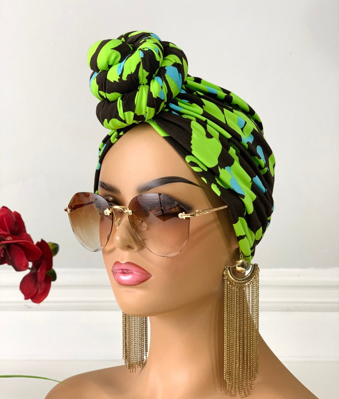 Eden Pre-Tied Turban - Handmade turban for women