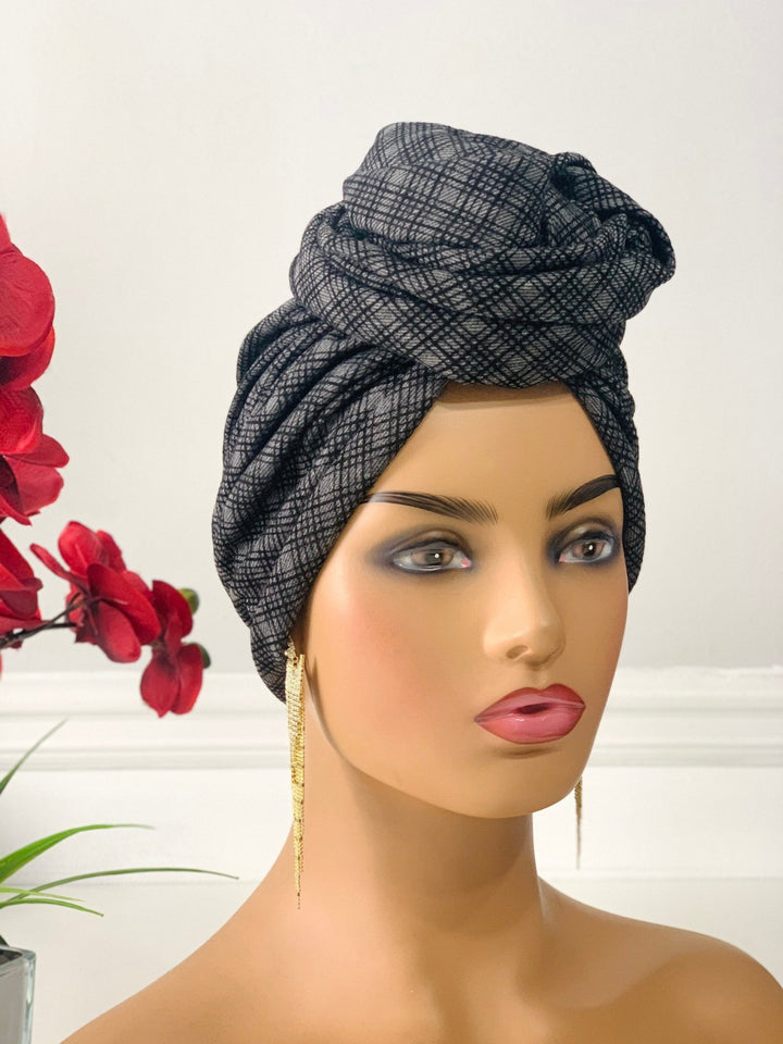 Meyiwa Flower-Design Turban - Mudvii