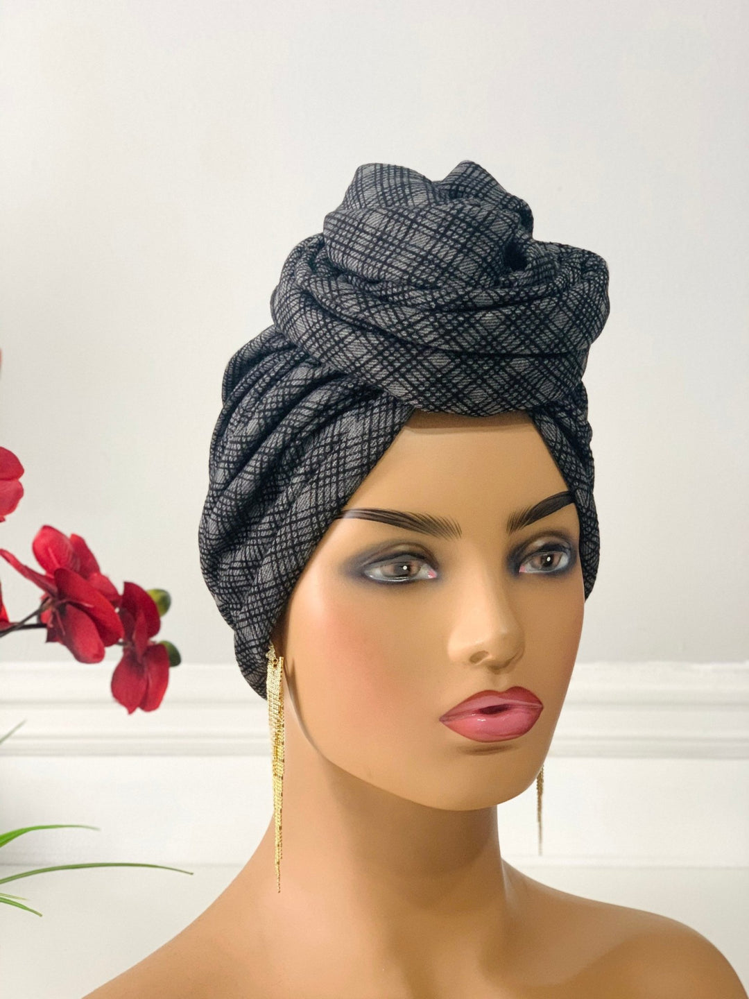 Meyiwa Flower-Design Turban - Mudvii