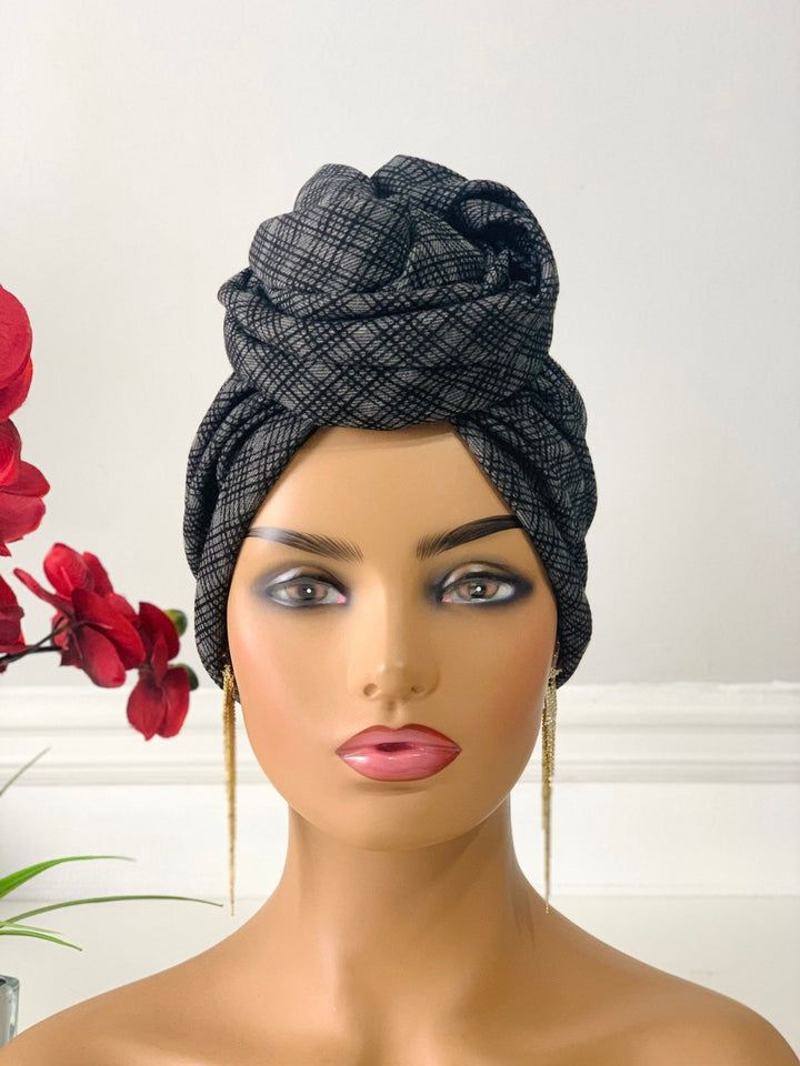 Meyiwa Flower-Design Turban - Mudvii