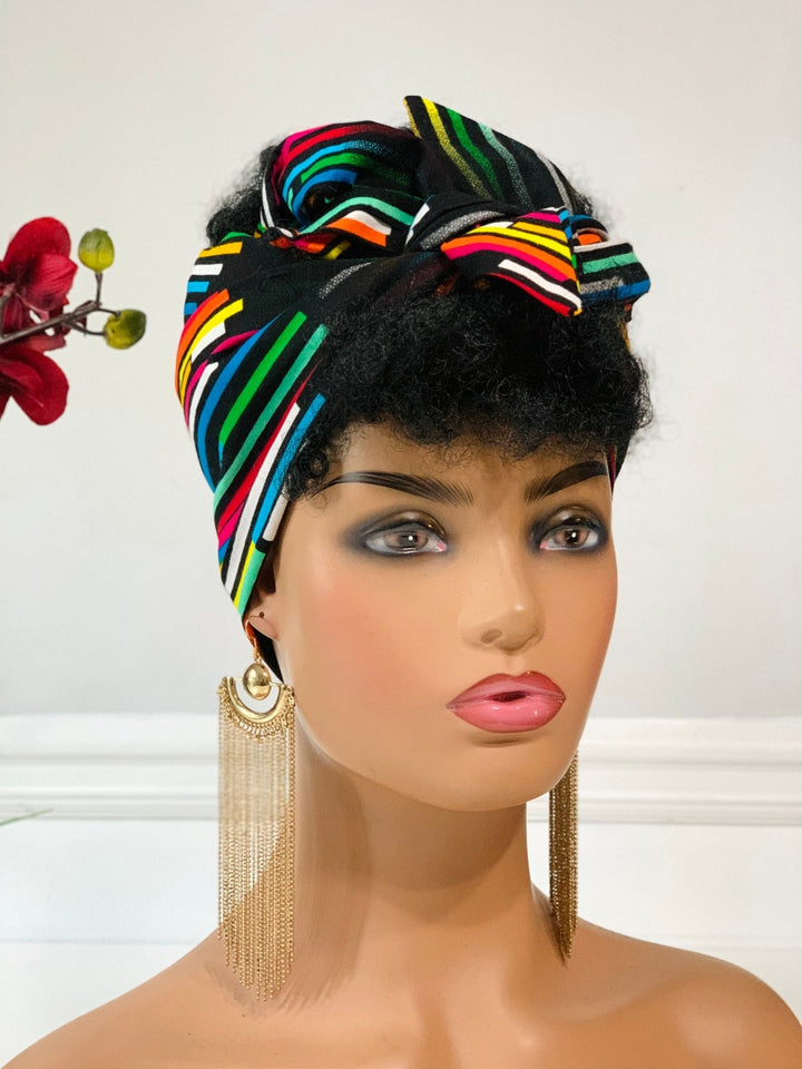 Ori African Print Satin-Lined Headwrap - Stylish headband