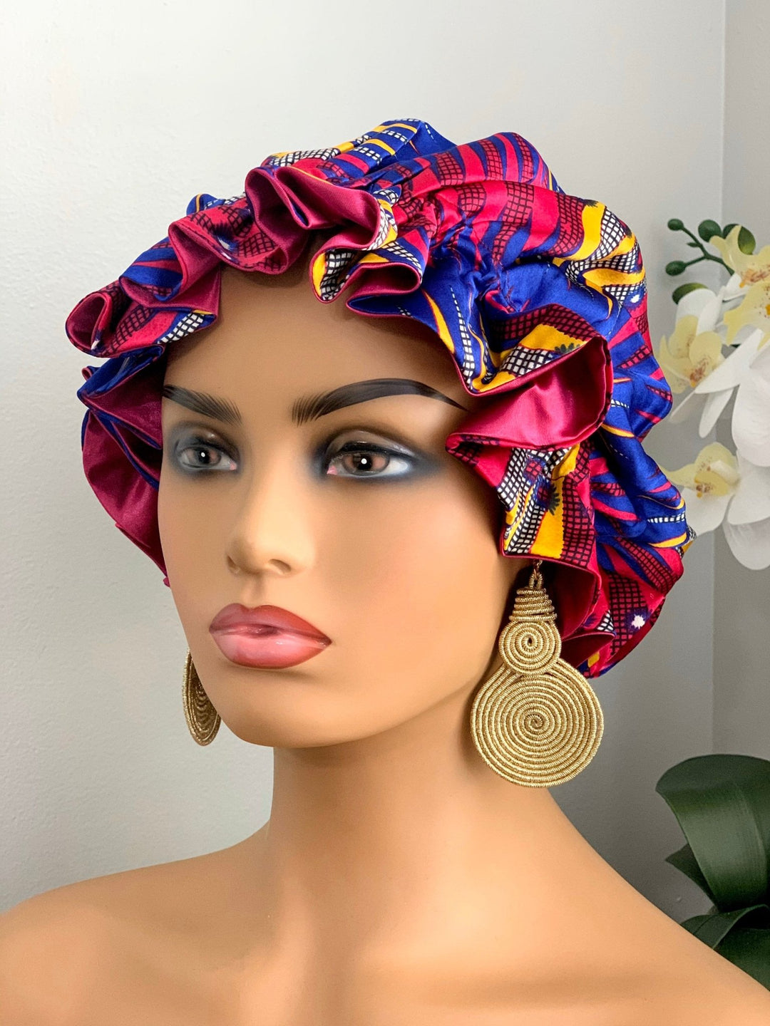 Satin Bonnet | Natural Hair Cover - Mudvii