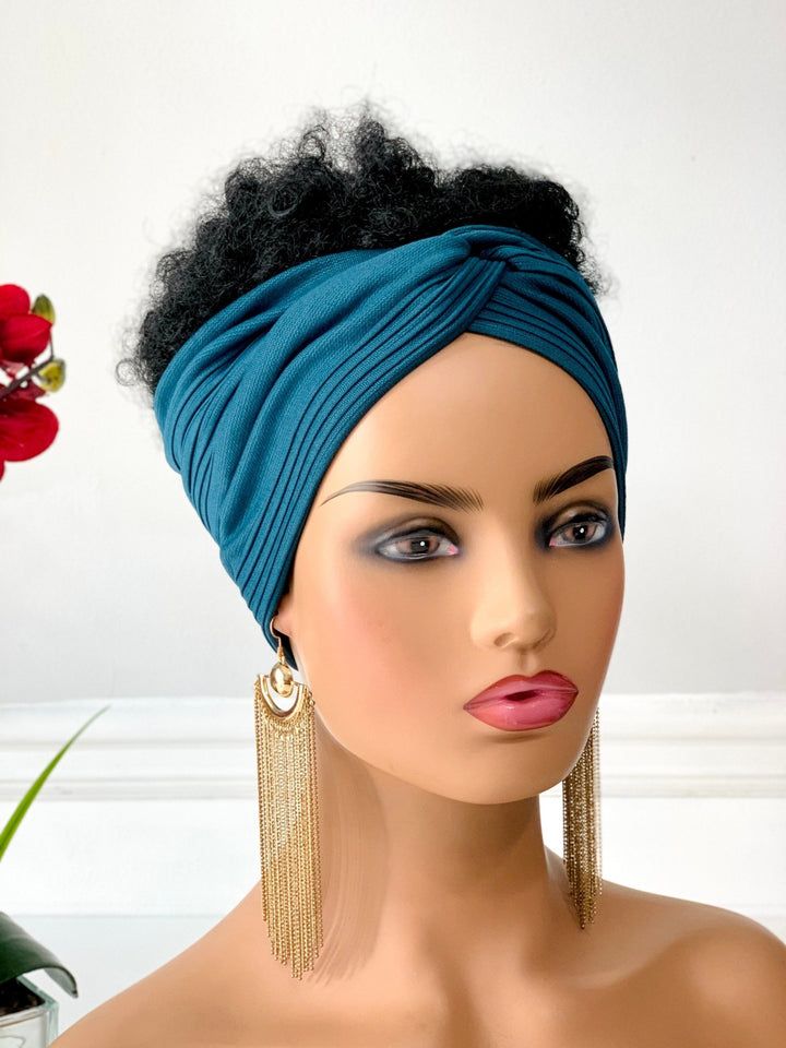 Teal Twist Headband - Mudvii