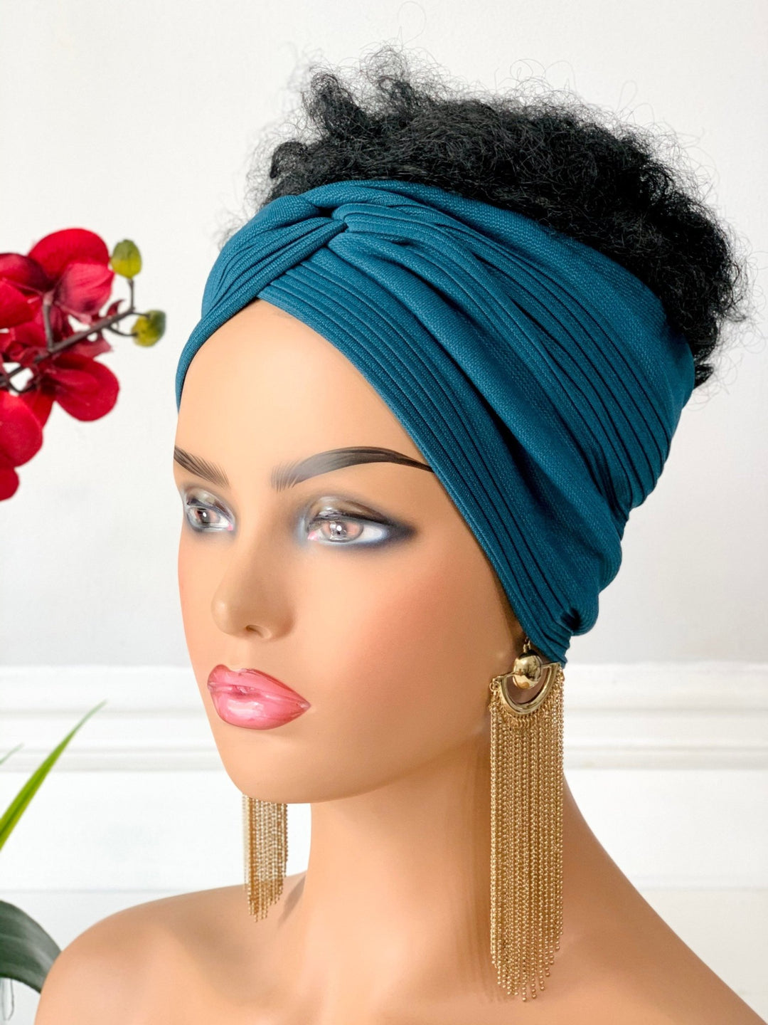 Teal Twist Headband - Mudvii