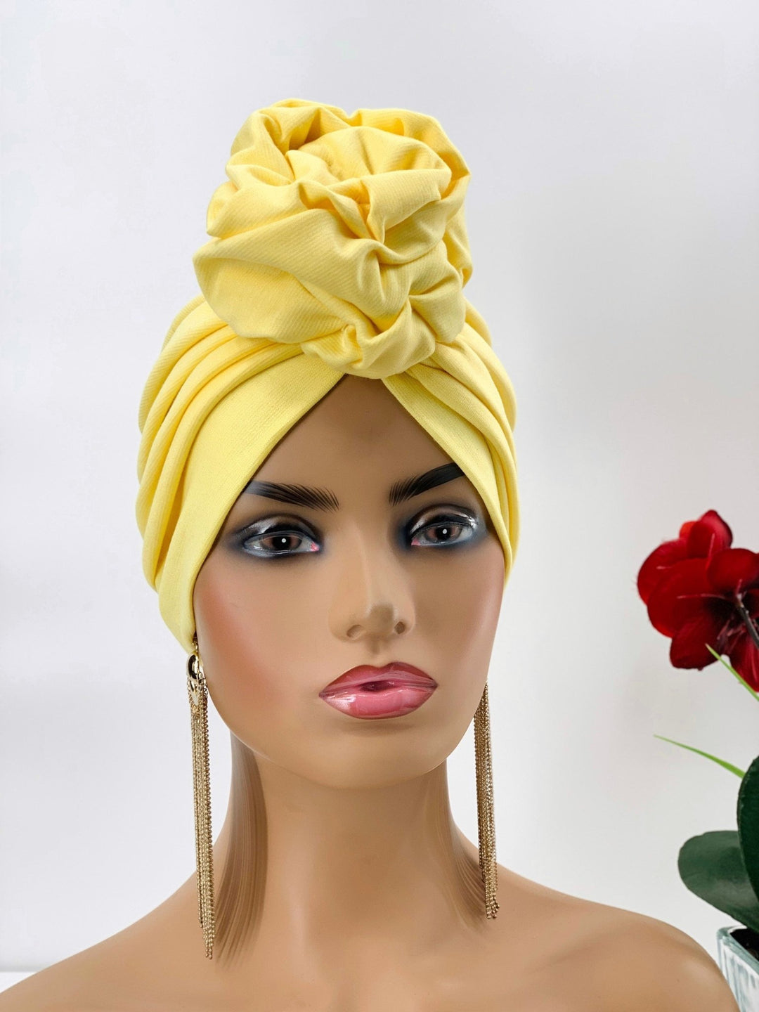 Yellow Pretied Turban - Mudvii