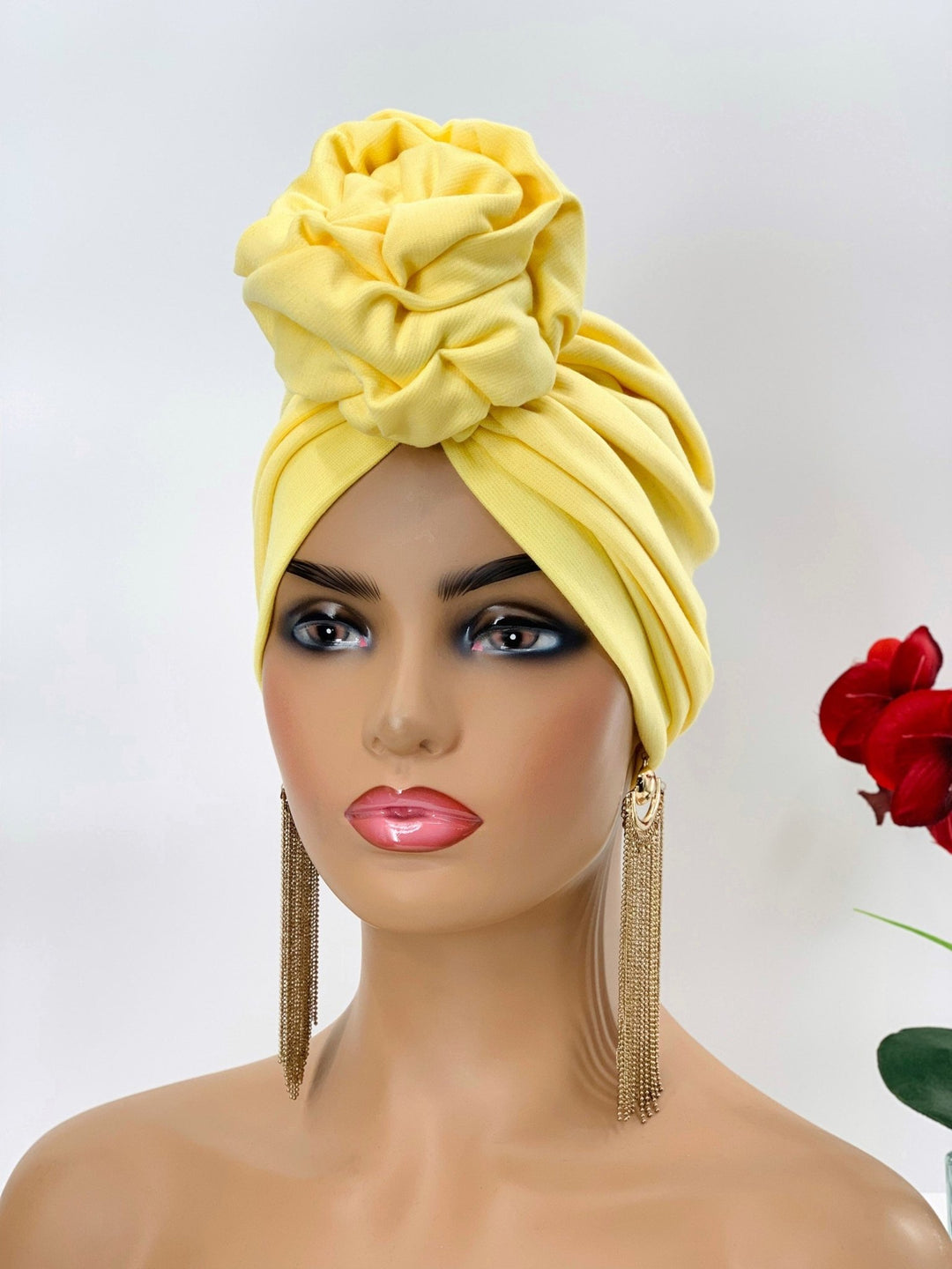 Yellow Pretied Turban - Mudvii